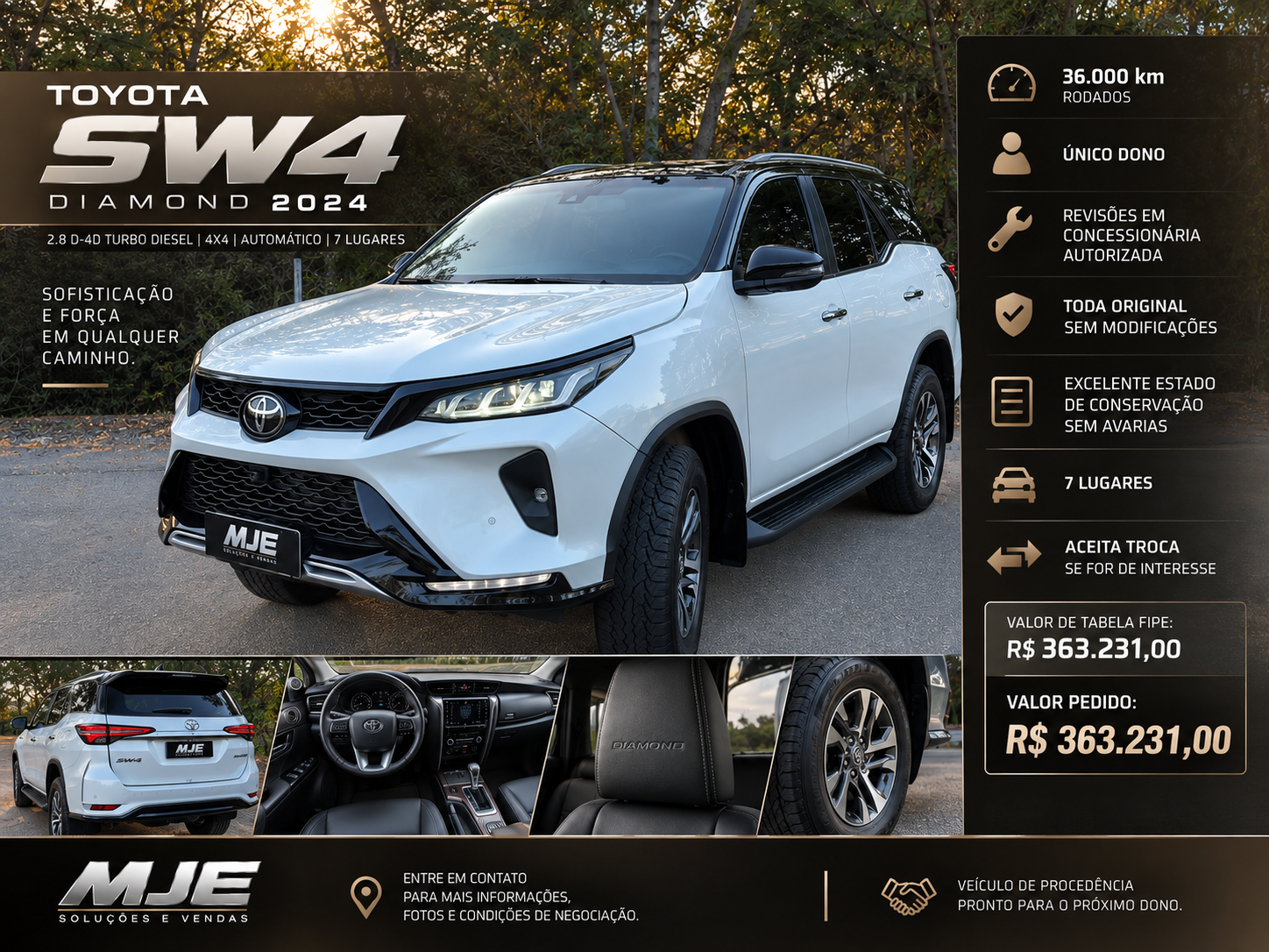 TOYOTA SW4 2024 DIAMOND
